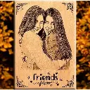 Naturexpress Personalized Natural Wooden Engraved Photo Frame With Wood Stand- Custom Name & Design Photo Frames(Gifts for Birthdays, Anniversaries, & Corporate Events)